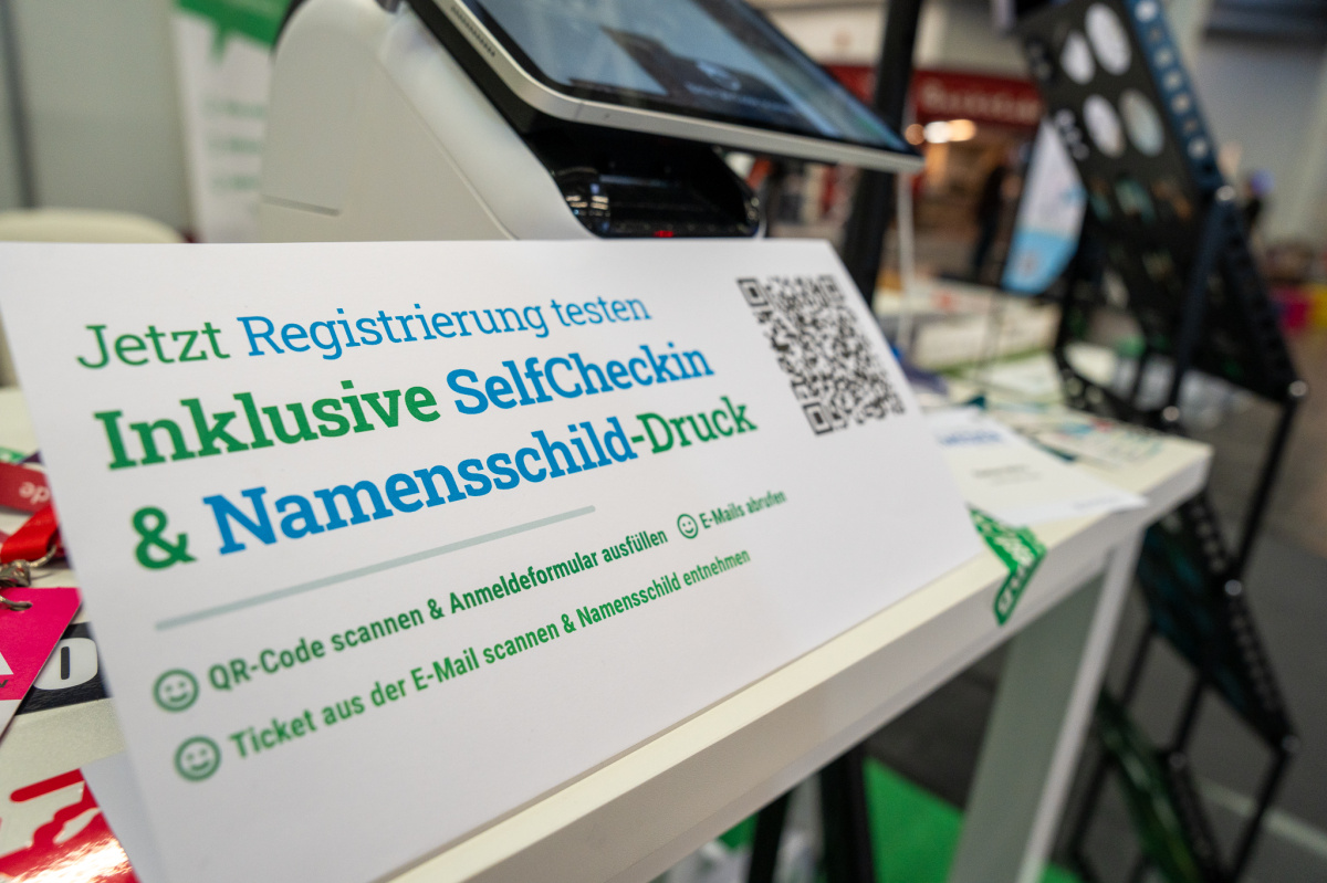 Premiere unserer Self-Check-in-Station - 